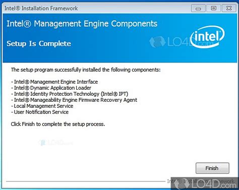 Intel Management Engine Firmware Update Utility (UB) .